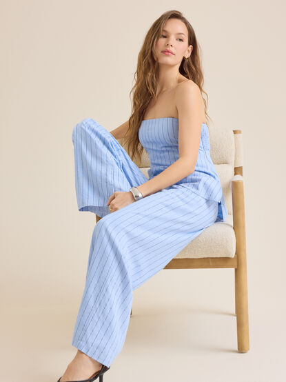 Natalie Striped Linen Pant - ALTAR'D STATE KIDS