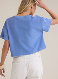 Makenzie Ribbed Whipstitch Top Detail 4 - AS Kids