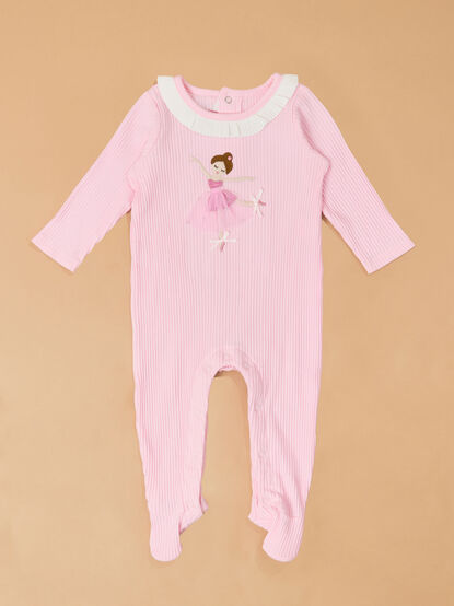 Ballerina Bow Footie by Mudpie - AS Kids