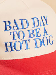 Bad Day to be a Hot Dog Trucker Hat Detail 3 - AS Kids