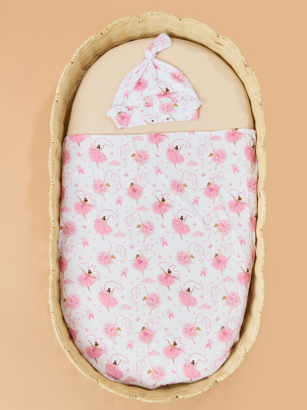 Ribbon Ballerina Swaddle and Hat - AS Kids