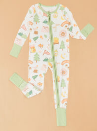Camping Long Sleeve Romper Detail 2 - AS Kids