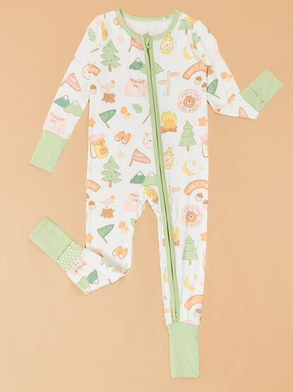 Camping Long Sleeve Romper - AS Kids