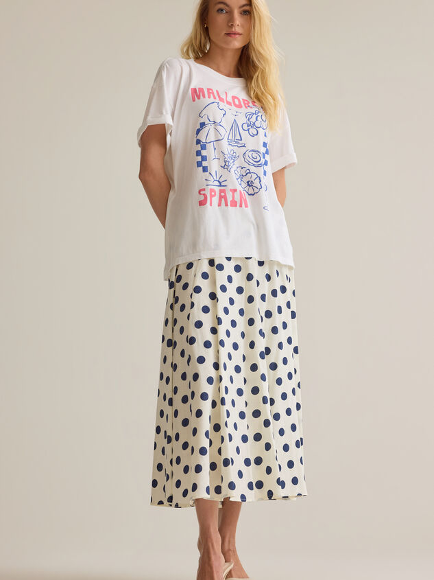 Mallorca Spain Oversized Tee Detail 3 - AS Kids