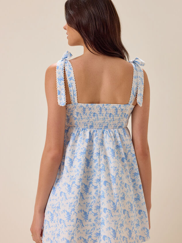 Elaina Floral Mini Dress Detail 5 - AS Kids
