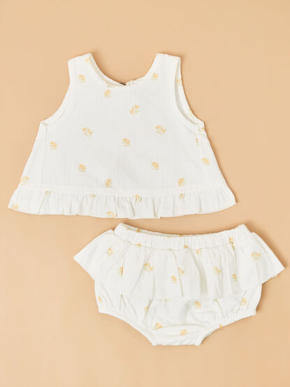 Clary Tulip Ruffle Tank & Bloomer Set - ALTAR'D STATE KIDS