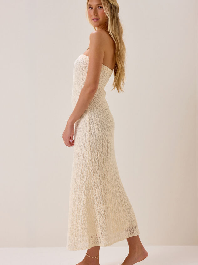 Clare Strapless Midi Dress Detail 3 - AS Kids