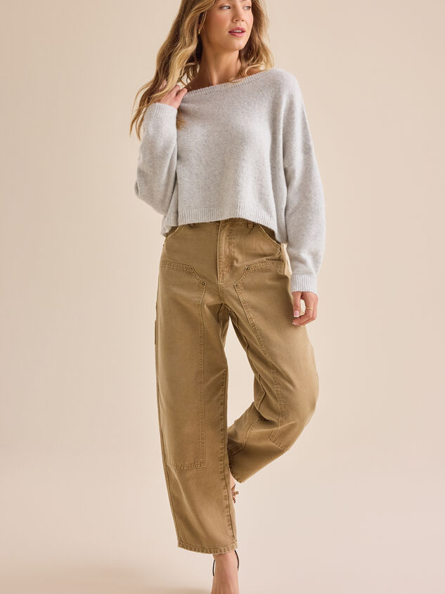 Ainsley Boat Neck Sweater Detail 2 - ALTAR'D STATE KIDS