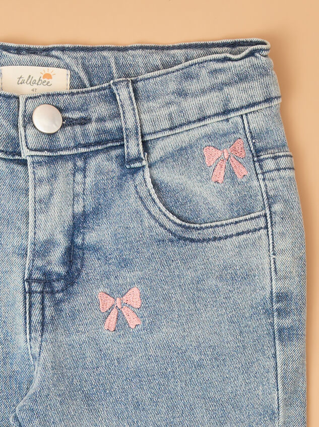 Edie Bow Flare Jeans Detail 3 - AS Kids