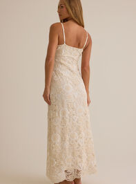 Millie Crochet Maxi Dress Detail 5 - AS Kids