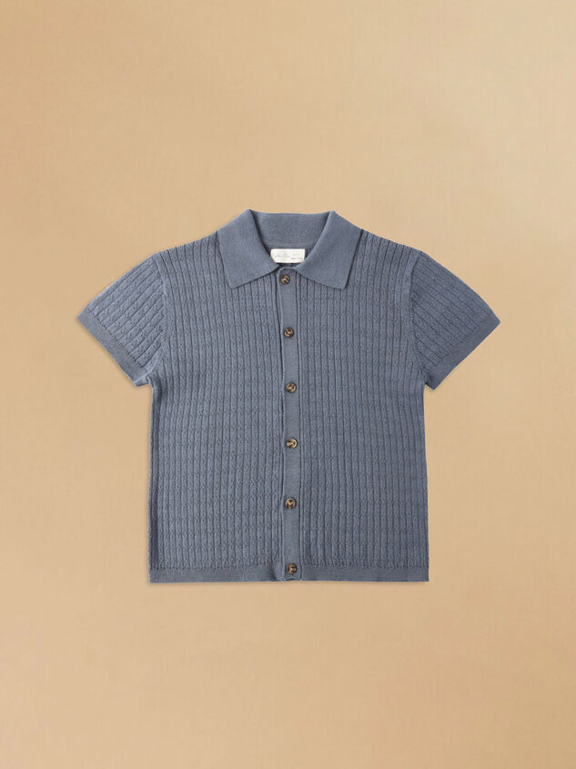 Aiden Knit Polo by Rylee + Cru - ALTAR'D STATE KIDS