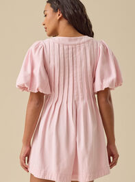 Evie Puff Sleeve Denim Romper Detail 6 - ALTAR'D STATE KIDS