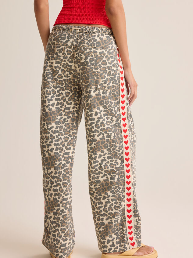 Meredith Cheetah Heart Pants Detail 5 - AS Kids