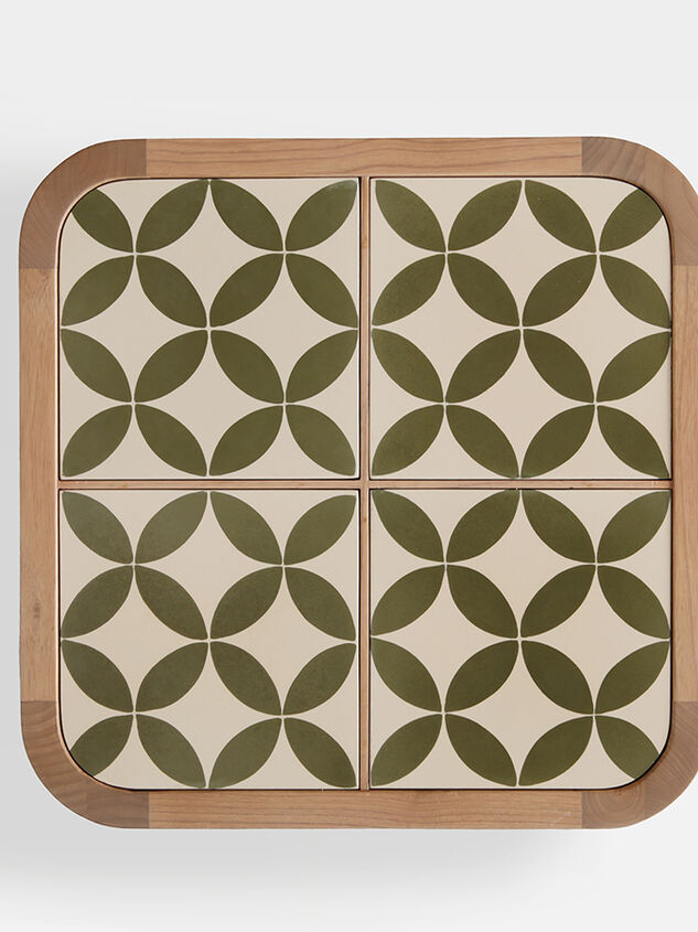 Audrey Wood Side Table Sage Detail 4 - AS Kids