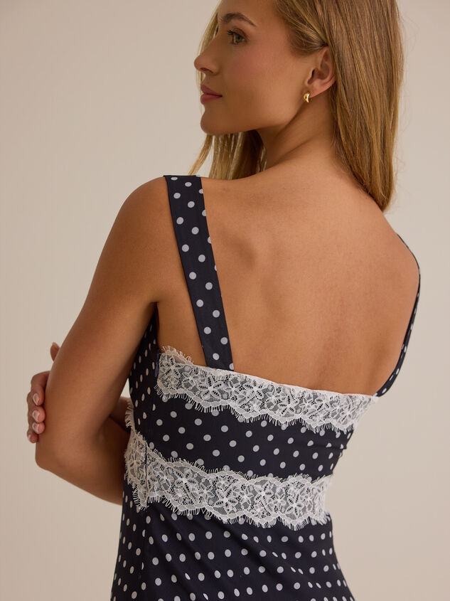 Chelsea Lace Trim Midi Dress Detail 7 - AS Kids
