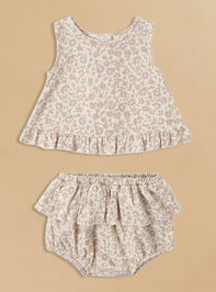 Helene Floral Top and Bloomer Set by Quincy Mae - ALTAR'D STATE KIDS
