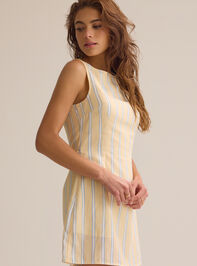 Juliet Stripe Mini Dress Detail 3 - AS Kids
