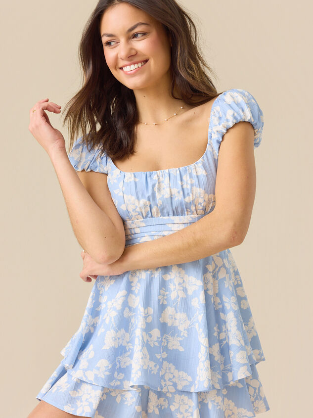 Emma Double Layer Floral Romper - ALTAR'D STATE KIDS