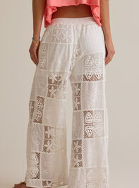 Hibiscus Patchwork Crochet Pant Detail 6 - ALTAR'D STATE KIDS