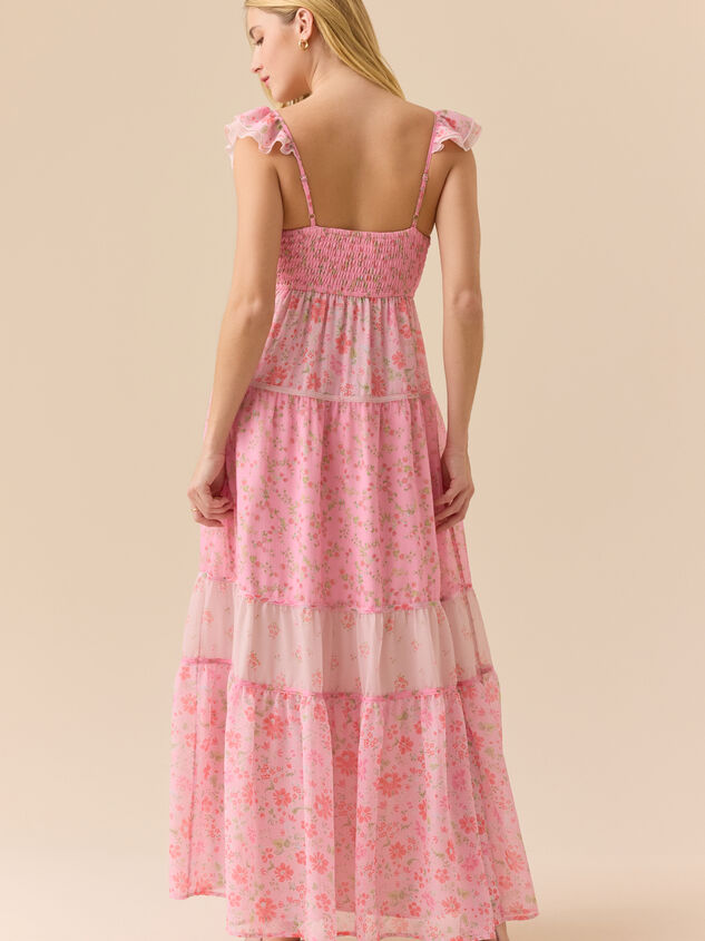 Sidney Floral Maxi Dress Detail 4 - ALTAR'D STATE KIDS
