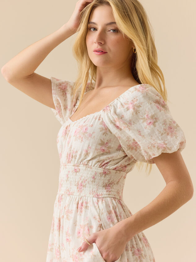 Margaret Floral Maxi Dress Detail 3 - ALTAR'D STATE KIDS