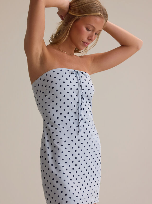 Taylia Polka Dot Mini Dress Detail 3 - AS Kids