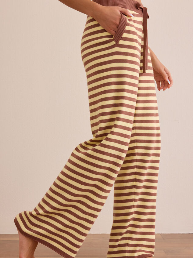 Flow Stripe Wide Leg Pant Detail 4 - AS Kids