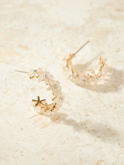 Jenna Sparkle Floral Earrings - ALTAR'D STATE KIDS