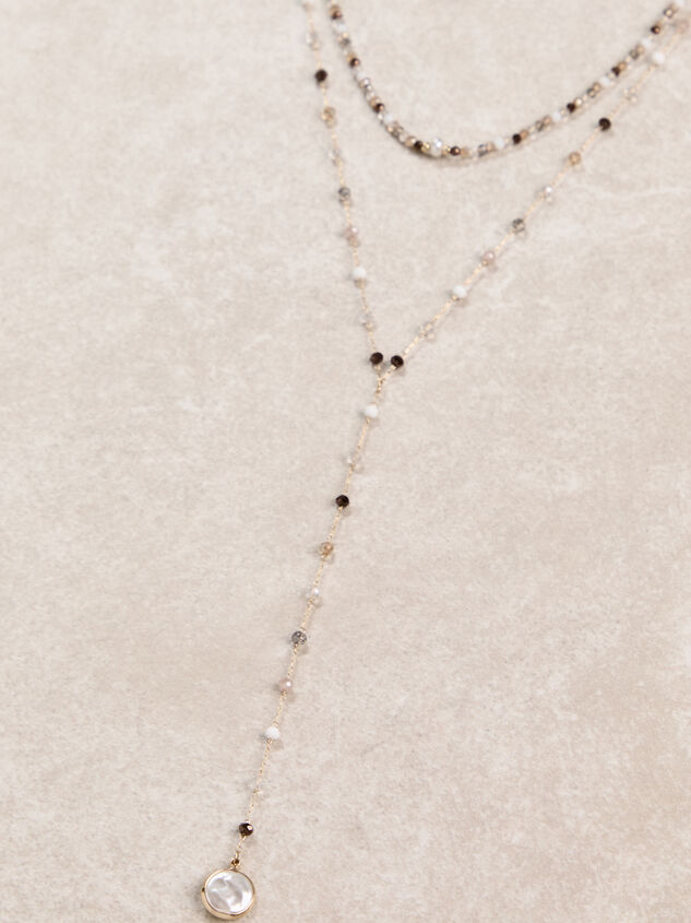 Sophie Glass Bead Necklace Detail 2 - AS Kids