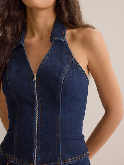 Rori Denim Zip Vest - AS Kids