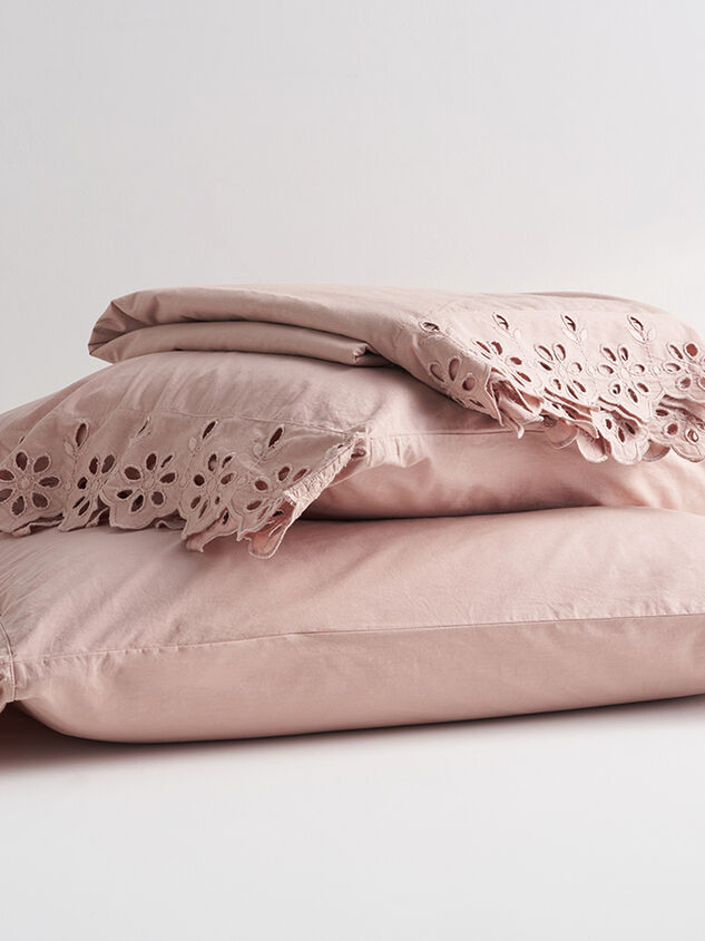 Jane Eyelet Cotton Sheet Set Detail 3 - ALTAR'D STATE KIDS