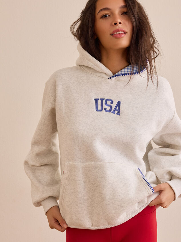 God Bless America Hoodie Detail 3 - AS Kids