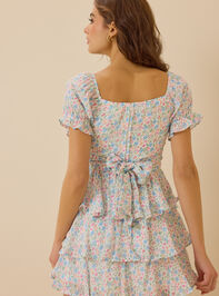 Carsynn Floral Mini Dress Detail 5 - ALTAR'D STATE KIDS