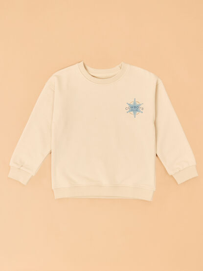 Dirt Never Hurt Graphic Sweatshirt - ALTAR'D STATE KIDS