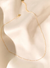 Kenzie Ivory Dot Necklace Detail 4 - AS Kids