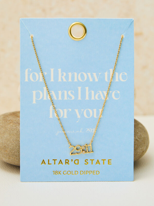 18k Gold Jeremiah 29:11 Necklace - ALTAR'D STATE KIDS