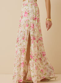 Kelsey Tiered Floral Maxi Skirt Detail 4 - ALTAR'D STATE KIDS