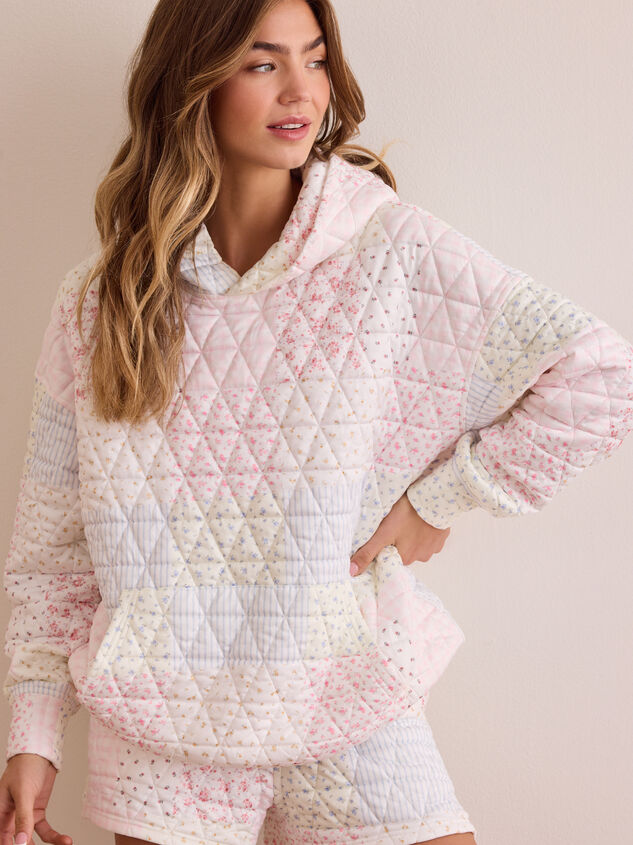 Move Free Patchwork Hoodie Detail 4 - ALTAR'D STATE KIDS