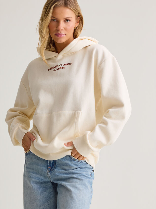 Forever Chasing Sunsets Graphic Hoodie Detail 3 - AS Kids