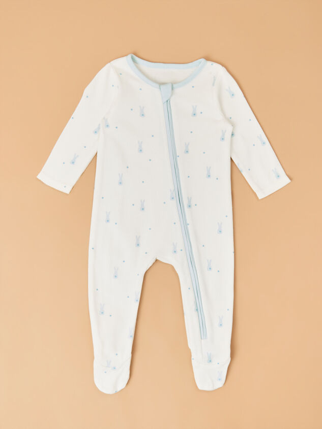 Blue Bunny Footie by Mudpie - ALTAR'D STATE KIDS