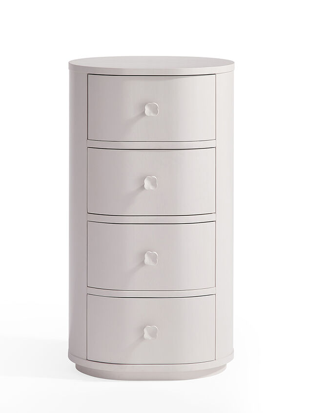 Ruth Narrow Wood Nightstand - AS Kids