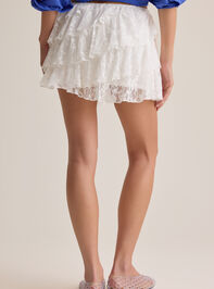 Avery Lace Ruffle Skirt Detail 4 - AS Kids