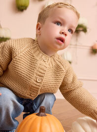 Benton Cardigan By Mudpie - AS Kids