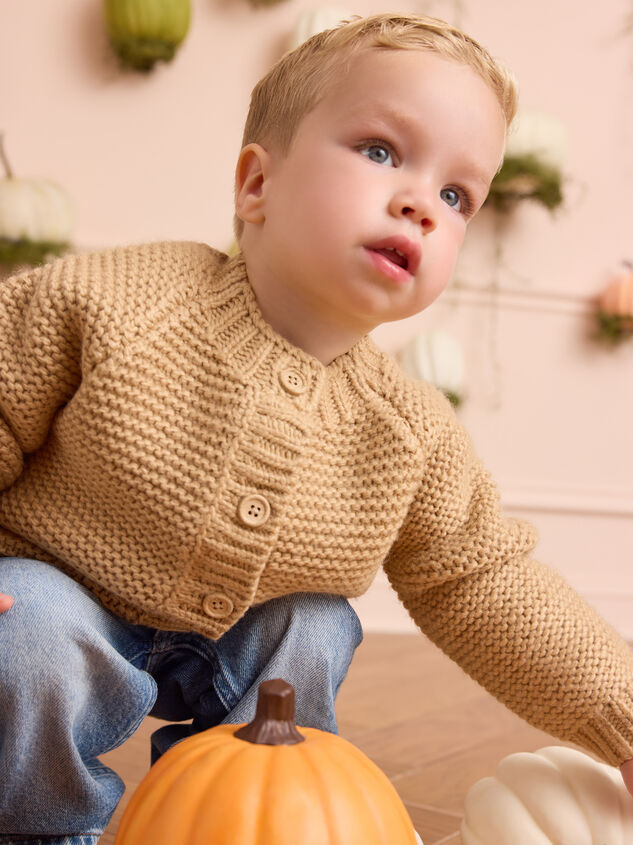 Benton Cardigan By Mudpie - AS Kids