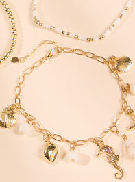 Seahorse Charm Bracelet Set Detail 2 - ALTAR'D STATE KIDS