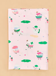 Dreaming of the Green Swaddle Blanket Detail 2 - ALTAR'D STATE KIDS