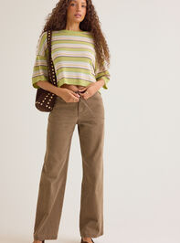 Lynn Tie Waist Low-Rise Jean Detail 5 - AS Kids