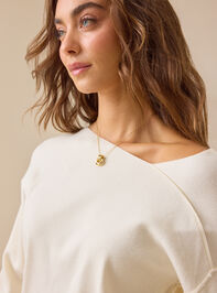 Camilla Asymmetrical Sweater Detail 3 - ALTAR'D STATE KIDS