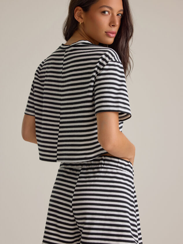 Nyra Stripe Relaxed Top Detail 5 - AS Kids