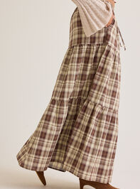 Dorthea Plaid Maxi Skirt Detail 4 - AS Kids